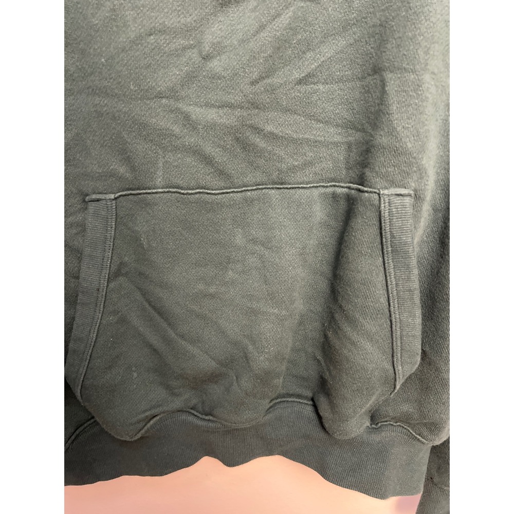 PINK Victoria's Secret Quarter Zip Pullover Sweatshirt Green Embroiderd M Sporty - Picture 9 of 10